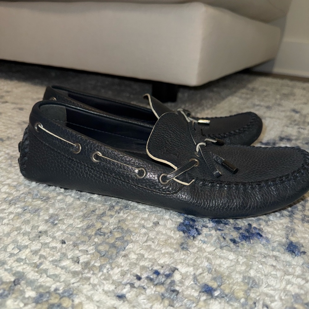 Louis Vuitton Men Loafers Mens Size 10 - Navy - Used - Picture 5 of 7
